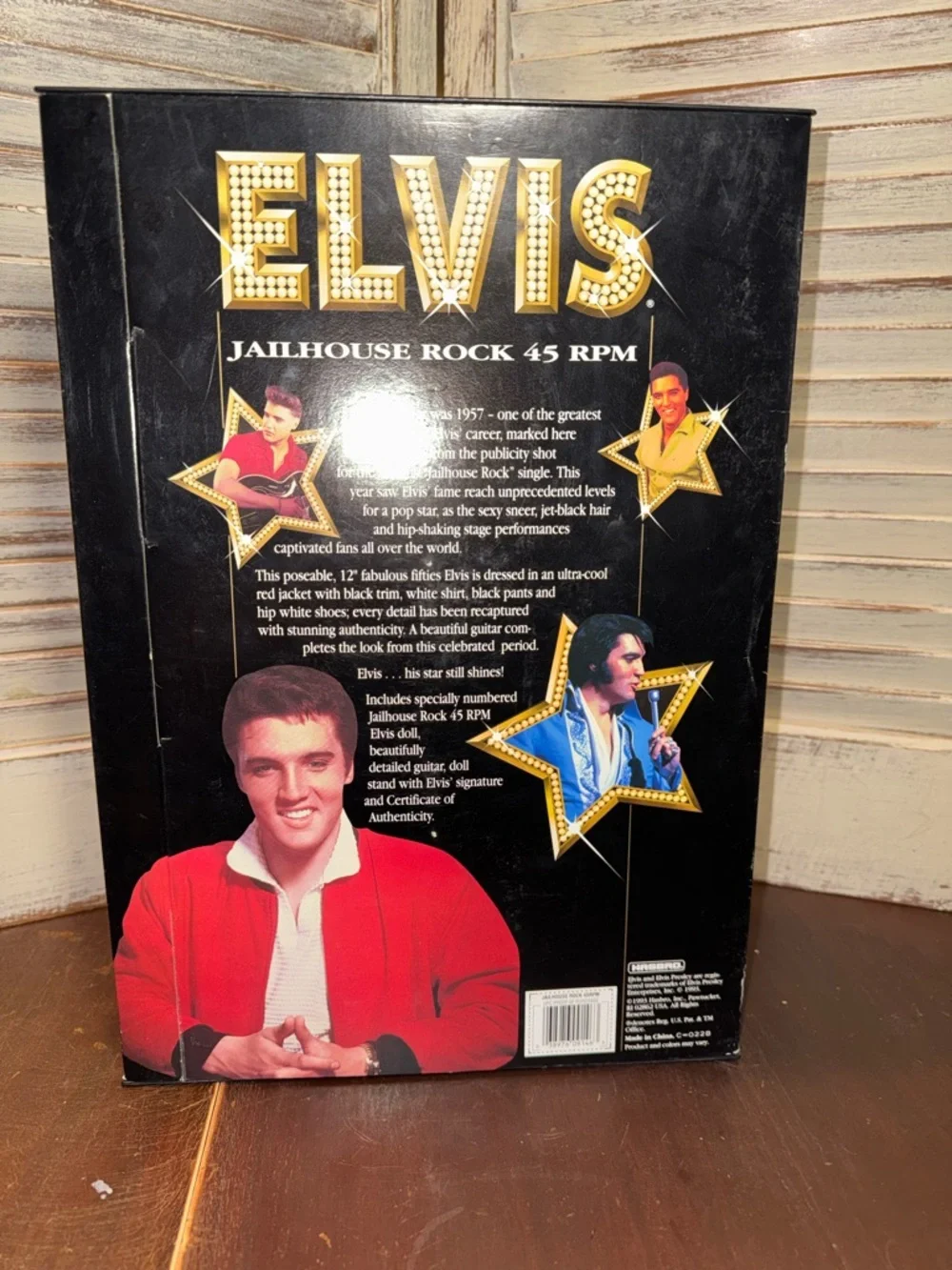 1993 Hasbro Elvis Jailhouse Rock 45 RPM Doll NRFB
